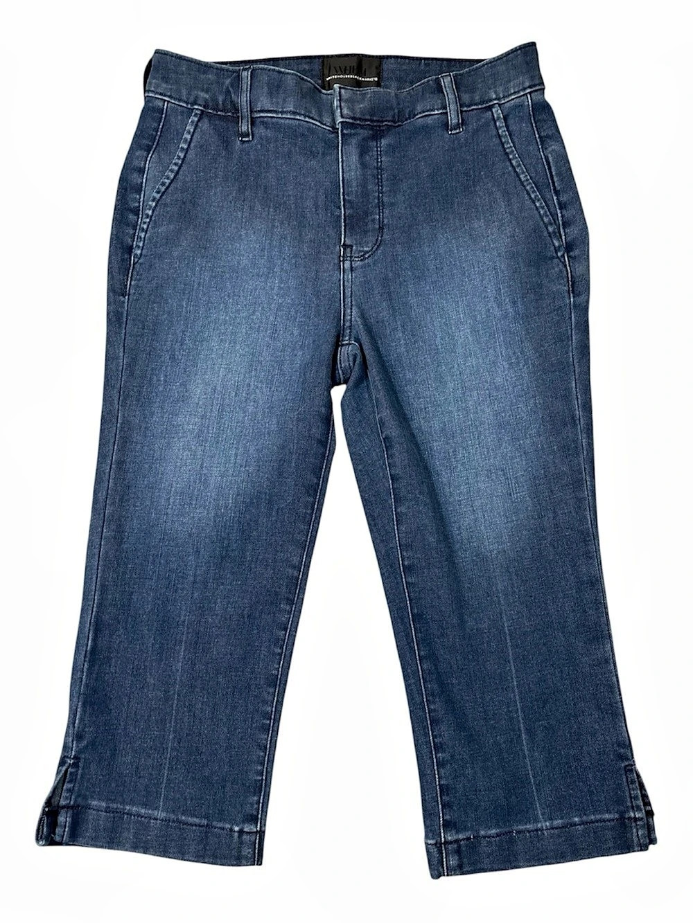 White House Black Market Jeans,  High Rise Capri Sculpt Crop, 27x17, Sz 0, Short